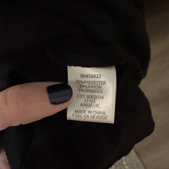 Max Studio black tiered dress - Picture 4 of 5